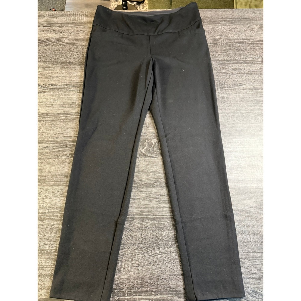 Lot Of 2 Swing Control Black Tummy Control Stretch Slim Leg Golf Pants Womens 12